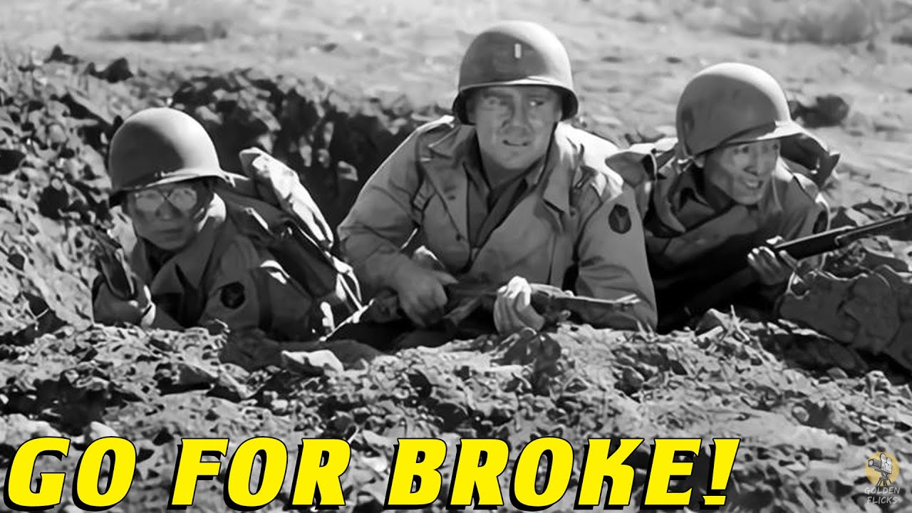 Go for Broke! (1951) Full Movie | War Film | Robert Pirosh | Van Johnson, Lane Nakano, George Miki