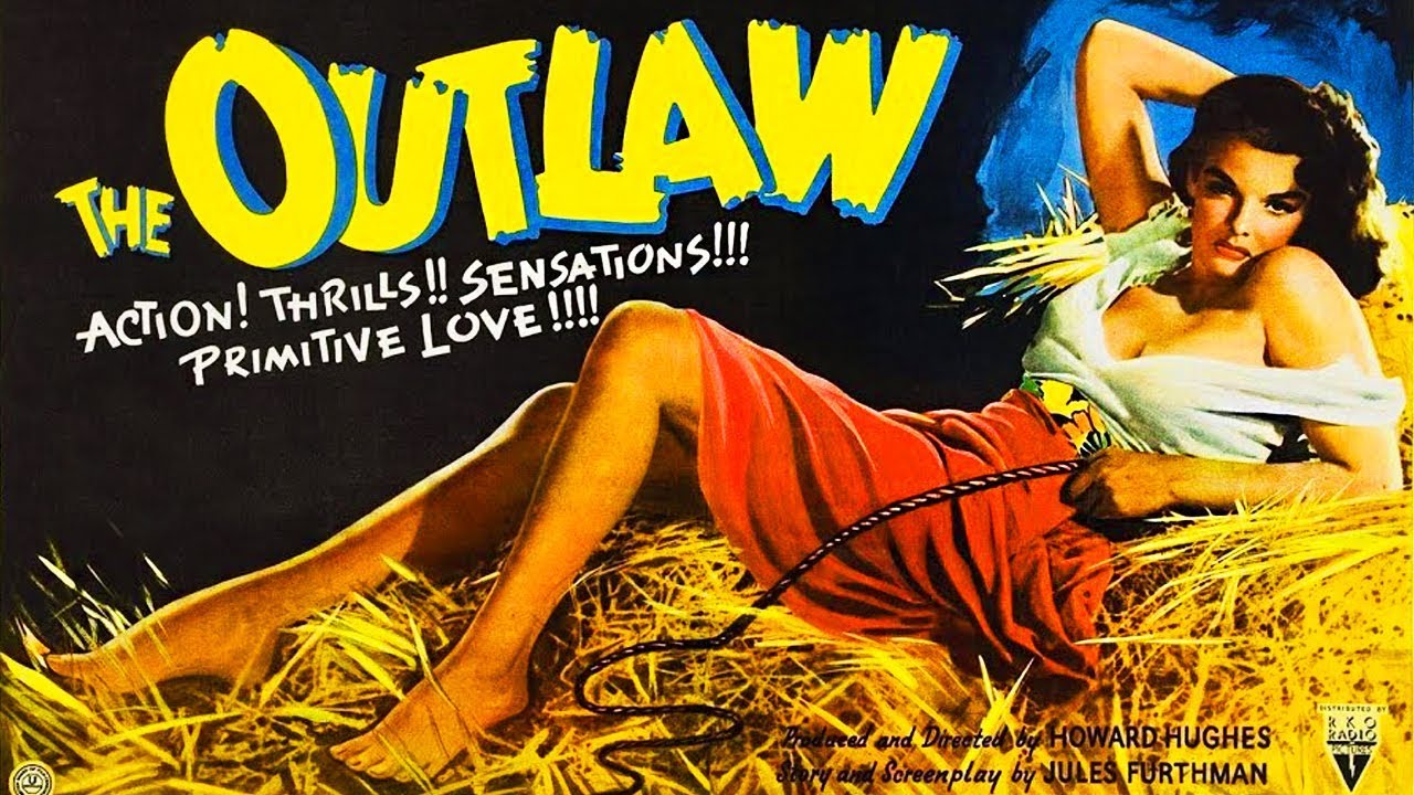 The Outlaw (1943) Jane Russell - Western old movie