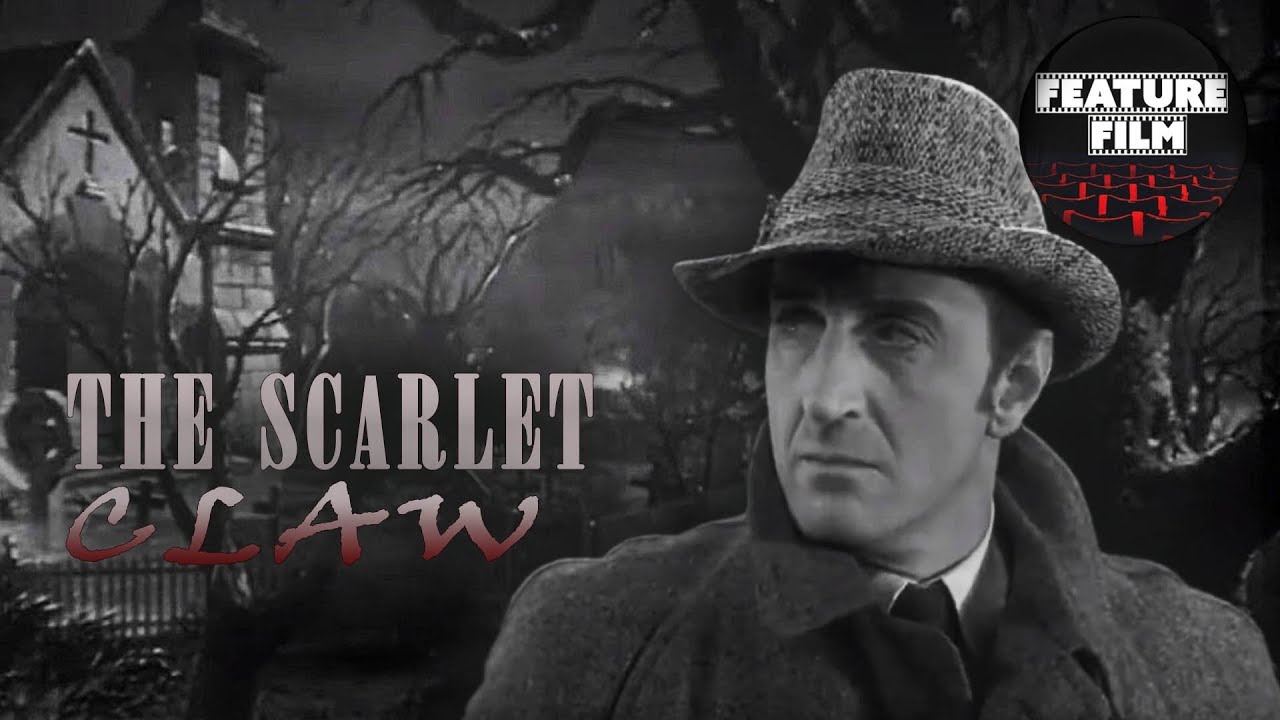 SHERLOCK HOLMES | THE SCARLET CLAW (1944) full movie | Basil Rathbone | the best classic movies