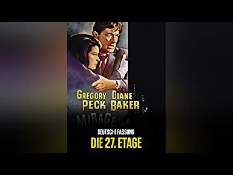 Mirage (1965) Gregory Peck, Diane Baker /Mystery/Thriller