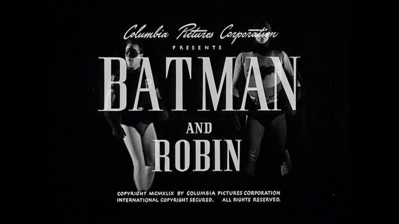 1949 Batman and Robin Movie